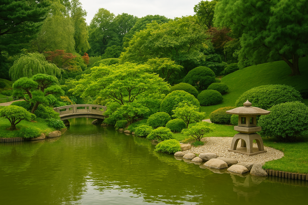 Japanese Garden designed by modern master 